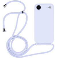Silikonski ovitek z vrvico za iPhone Air - svetlo vijoličen