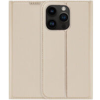 DUX DUCIS flip ovitek za iPhone 14 Pro Max - zlato