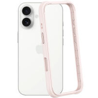 Zaščitni silikonski okvir za iPhone 16 - roza