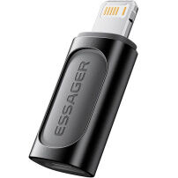 ESSAGER polnilna in podatkovna redukcija - USB-C na Lightning - črna