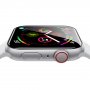 NILLKIN kaljeno 3D steklo s črnim okvirjem za Apple Watch 44mm