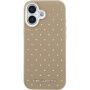 Karl Lagerfeld Perforated Gold Dots ovitek z MagSafe za iPhone 17 - bež