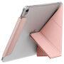 UNIQ Camden Lite etui z origami stojalom in prostorom za Apple Pencil za iPad 10,9" (2022) / 11" (2025) - roza