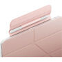 UNIQ Camden Lite etui z origami stojalom in prostorom za Apple Pencil za iPad 10,9" (2022) / 11" (2025) - roza