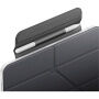UNIQ Camden Lite etui z origami stojalom in prostorom za Apple Pencil za iPad Air 13" (2024-2026) - temno siv