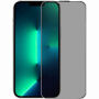 Rurihai kaljeno Anti-Spy steklo s črnim okvirjem za iPhone 13 / 13 Pro / 14 / 16e / 17e