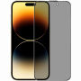 Rurihai kaljeno Anti-Spy steklo s črnim okvirjem za iPhone 14 Pro