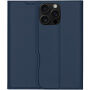 DUX DUCIS Preklopna torbica Skin Pro za iPhone 16 Pro - temno modra
