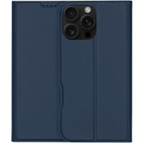 DUX DUCIS Preklopna torbica Skin Pro za iPhone 16 Pro - temno modra