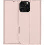DUX DUCIS Preklopna torbica Skin Pro za iPhone 16 Pro Max - rose gold