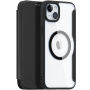 DUX DUCIS Skin X flip etui z MagSafe za iPhone 15 Plus - črna