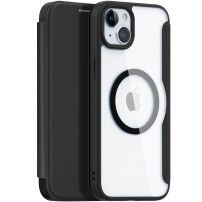 DUX DUCIS Skin X flip etui z MagSafe za iPhone 15 Plus - črna