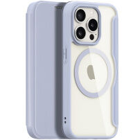 DUX DUCIS Skin X flip etui z MagSafe za iPhone 15 Pro - vijolična