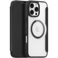 DUX DUCIS Preklopna torbica Skin X z MagSafe za iPhone 16 Pro - črna