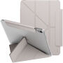 UNIQ Camden Lite etui z origami stojalom in prostorom za Apple Pencil za iPad 10,9" (2022) / 11" (2025) - bež