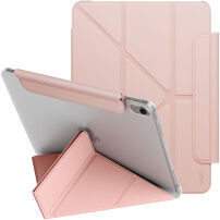 UNIQ Camden Lite etui z origami stojalom in prostorom za Apple Pencil za iPad 10,9" (2022) / 11" (2025) - roza