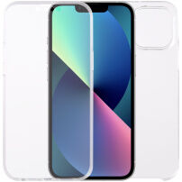 Dvodelni etui za sprednjo in zadnjo stran za iPhone 13 mini - jasno