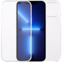 Dvodelni etui za sprednjo in zadnjo stran za iPhone 13 Pro - jasno