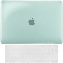 ENKAY 2in1 sijajni pokrov in ultra tanka EU tipkovnica za MacBook Pro 13" z Touch Barom (A1706 / A1708 / A1989 / A2159) - pastelno zelena