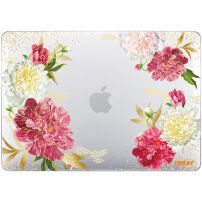 ENKAY sijajen prozorni ovitek z vzorcem za MacBook Pro 15" (A1707 / A1990) - potonike