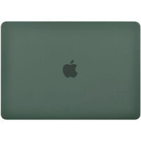 ENKAY mat prozoren ovitek za MacBook Air 13" (A2681 / A3113) - temno zelena