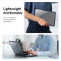 DUX DUCIS LCGM Series sijajni transparenten ovitek za MacBook Pro 16" (A2485 / A2780 / A2991 / A3186 / A3403 / A3428 / A3429) - črn