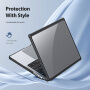 DUX DUCIS LCGM Series sijajni transparenten ovitek za MacBook Pro 16" (A2485 / A2780 / A2991 / A3186 / A3403 / A3428 / A3429) - črn