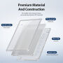 DUX DUCIS LCGM Series sijajni transparentni ovitek za MacBook Pro 16" (A2485 / A2780 / A2991 / A3186 / A3403 / A3428 / A3429) - prozoren
