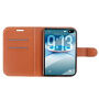 Preklopni etui iz PU usnja za iPhone Duo - rjav