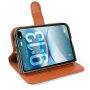 Preklopni etui iz PU usnja za iPhone Duo - rjav