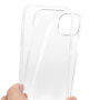 Dvodelni Etui za sprednjo in zadnjo stran za iPhone 15 Plus - prozoren