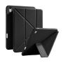 XDcase Y-fold Etui z origami stojalo in prostorom za Apple Pencil za iPad mini 6 / mini 7 - črno