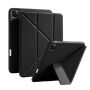 XDcase Y-fold Etui z origami Stojalo in prostorom za Apple Pencil za iPad Pro 12,9" (2018-2022) - črno