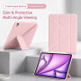 XDcase Y-fold Etui z origami stojalom in prostorom za Apple Pencil za iPad Pro 11" (2018-2022) - črn