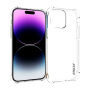 ENKAY prozoren Ovitek z ojačanimi robovi za iPhone 15 Pro Max - brezbarven