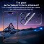 XDcase Kaljeno steklo za zaščito leč zadnje kamere za iPhone 17 Pro Max - črno