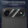 XDcase Kaljeno steklo za zaščito leč zadnje kamere za iPhone Air - črno