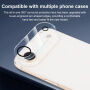XDcase Kaljeno steklo za zaščito leč zadnje kamere za iPhone Air - črno