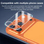 XDcase Kaljeno steklo za zaščito leč zadnje kamere za iPhone 17 Pro Max - prozorno
