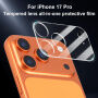 XDcase Kaljeno steklo za zaščito leč zadnje kamere za iPhone 17 Pro - prozorno