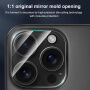 XDcase Kaljeno steklo za zaščito leč zadnje kamere za iPhone 15 Pro / 15 Pro Max - prozorno