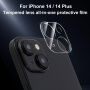 XDcase Kaljeno steklo za zaščito leč zadnje kamere za iPhone 14 / 14 Plus - prozorno