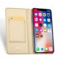 DUX DUCIS flip ovitek za iPhone XS Max - zlato