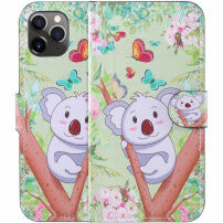 Flip kovček s stojalom za koala iPhone 11 Pro - barvita