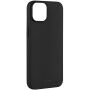 FIXED Story silikonski ovitek za iPhone 15 - črna