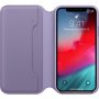Usnjeni ovitek Apple Folio za iPhone XS - lila