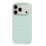 Zaščitni ovitek s pikami za iPhone 17 Pro / 18 Pro - mentol