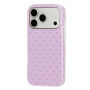 Zaščitni ovitek s pikami za iPhone 17 Pro / 18 Pro - vijoličen