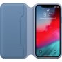 Usnjeni ovitek Apple Folio za iPhone XS - koruzno modro