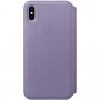 Usnjeni ovitek Apple Folio za iPhone XS Max - lila